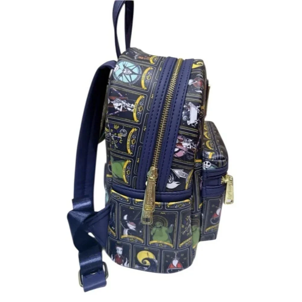 Loungefly Disney Nightmare Before Christmas Tarot Mini Backpack All Over Print